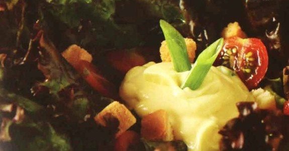 Salada de Alface com Croutons