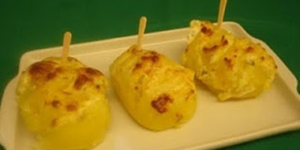 Batatas Assadas com Gorgonzola