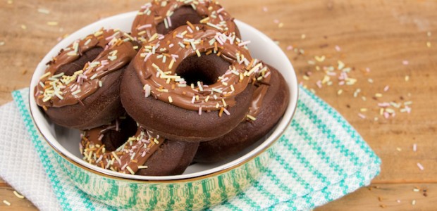 Receita Donuts de Chocolate com Nutella