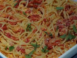 Receita Espaguete com Tomate Seco