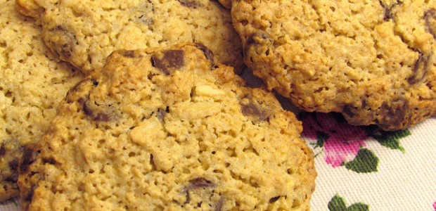Receita Cookies de Chocolate com Aveia