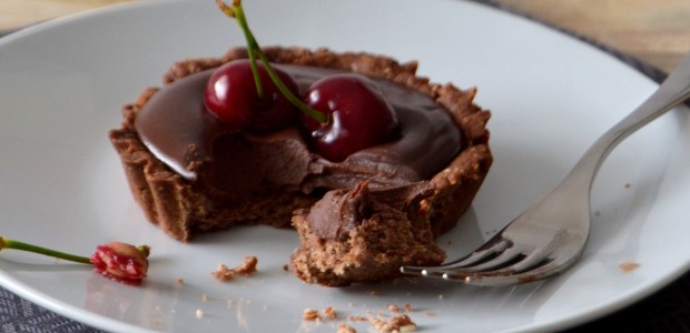 Tortinhas de Chocolate com Cereja