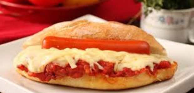 Hot Dog a Parmegiana