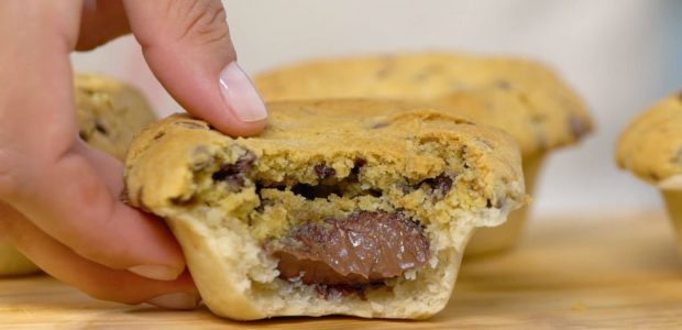 Tortinha de Cookie com Nutella